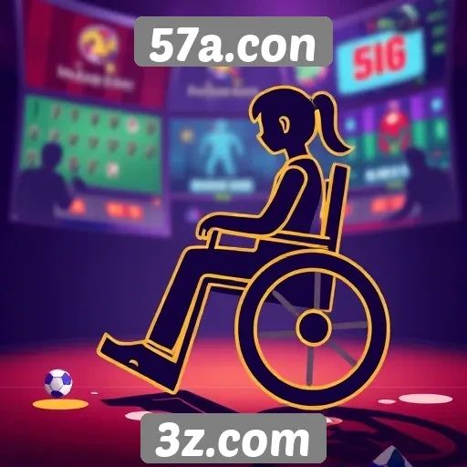 Acessibilidade no site de jogos 57a.con